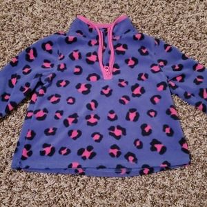 EUC 12M Girl's fleece pullover